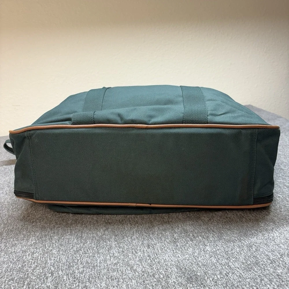 Vintage Eddie Bauer Canvas Leather Messenger Bag‎ Laptop Computer Case Strap